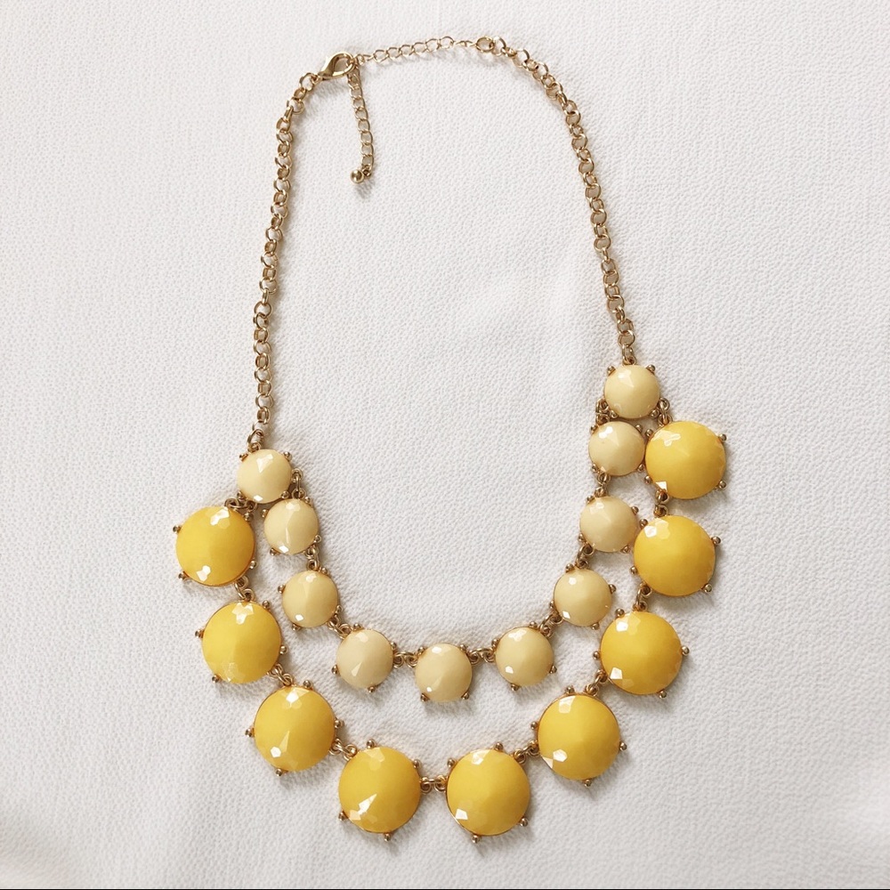 Yellow Statement Necklace